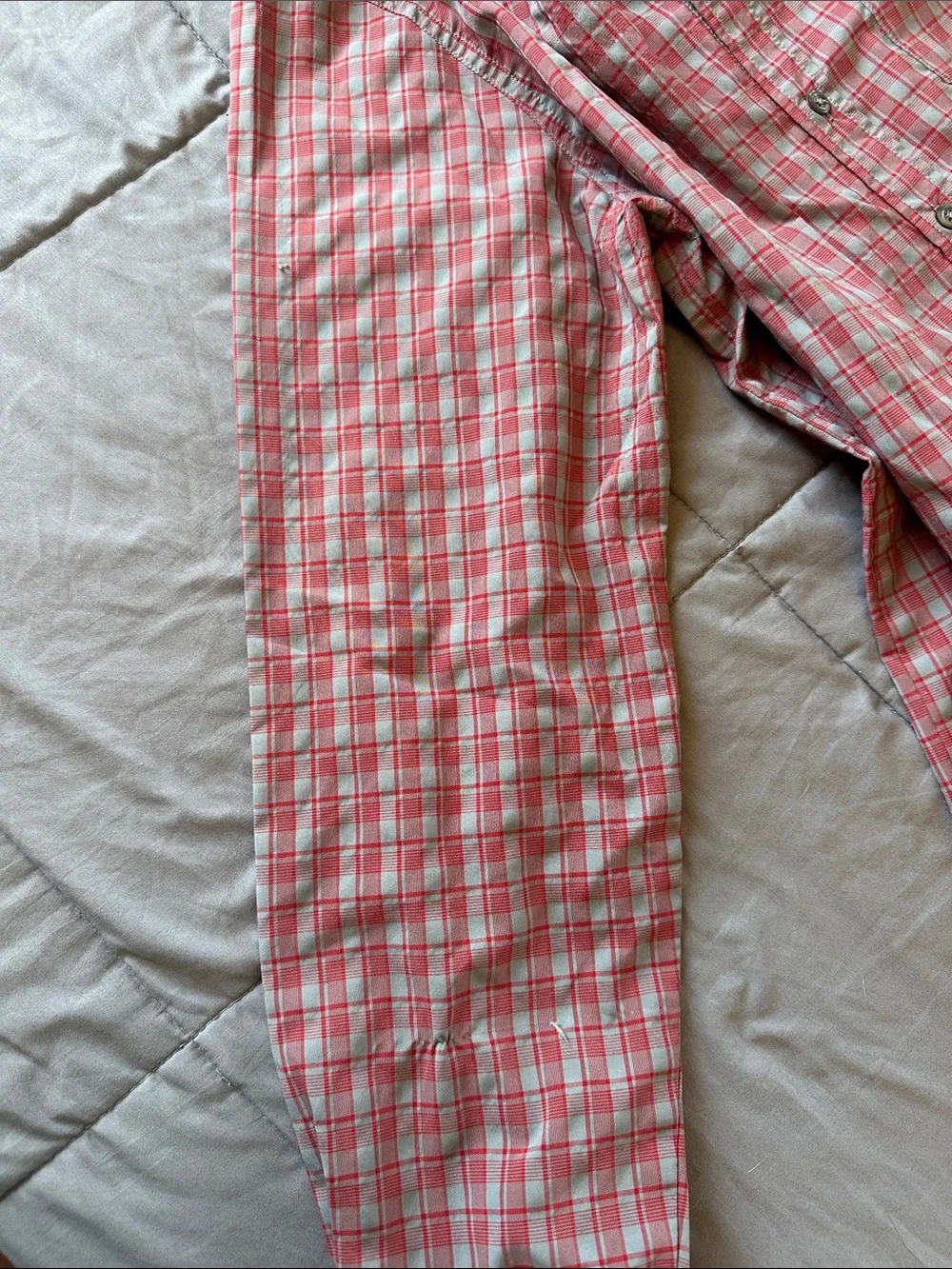 Mammut Men's red  Plaid Button-Up Shirt